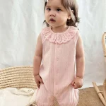 【66-90cm】ロンパース ベビー ノースリーブ ナチュラル - 画像 (15)