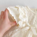 【66-90cm】ロンパース フラワー レース ベビー服 - 画像 (11)