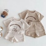 【66-100cm】セットアップ wild and free ワッフル - 画像 (5)
