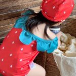 【80-130cm】水着 ラズベリーなりきり スイムウェア セット - 画像 (6)