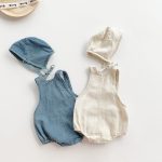 【66-90cm】サロペロンパース 可愛い デニム ベビー服 - 画像 (8)