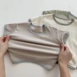 【66-100cm】セットアップ ベビー ノーカラーワッフル シンプル - 画像 (21)