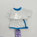 【73-100cm】セットアップ ベビー ダック柄 かわいい - 画像 (6)