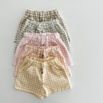 【80-130cm】ショートパンツ チェック 履きやすい ボトムス - 画像 (12)