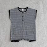 【66-90cm】ロンパース ギンガム チェック ノースリーブ - 画像 (15)