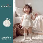 【66-90cm】ロンパース キュート プリンセス ベビー服 - 画像 (5)