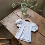 【66-100cm】シャツ or ロンパース ベビー パフスリーブ - 画像 (7)