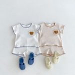 【66-100cm】セットアップ クマ 刺繡 柔らかい - 画像 (7)