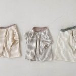【73-100cm】半袖Tシャツ 男の子 カジュアル ボーダー柄 クルーネック - 画像 (7)