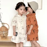 【80-150cm】セットアップ キッズ パームツリーサマー - 画像 (5)