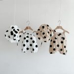【66-100cm】サロペット ベビー ポルカドット サロペット&帽子 - 画像 (10)