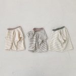 【73-100cm】半袖Tシャツ 男の子 カジュアル ボーダー柄 クルーネック - 画像 (2)