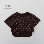 【80-130cm】半袖Tシャツ ベビー 韓国風 ドット - 画像 (10)