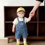 【73-120cm】デニム サロペットカジュアル 可愛い - 画像 (7)