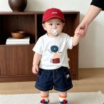 【73-120cm】Tシャツ スマイル カジュアル トップス - 画像 (6)