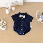 【66-90cm】ロンパース プリンス 半袖 ベビー服 - 画像 (10)