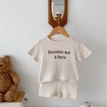 【66-100cm】セットアップ Emmene ワッフル - 画像 (9)