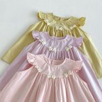【73-120cm】ワンピース ベビー フリル キノコ かわいい - 画像 (11)
