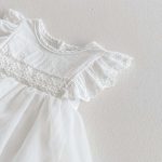 【66-90cm】ロンパース レース ホワイト フリル - 画像 (7)