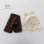 【80-130cm】半袖Tシャツ ベビー 韓国風 ドット - 画像 (6)
