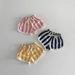 【73-100cm】ショートパンツ ベビー ストライプ ボトムス - 画像 (2)