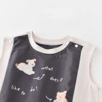 【73-120cm】セットアップ クマ&ドッグ柄 カジュアル - 画像 (6)