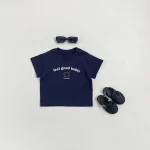 【80-160cm】半袖 Tシャツ ベビー キッズ服 熊柄 英字 - 画像 (6)
