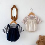 【66-90cm】サロペット カジュアル 無地 - 画像 (12)