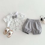 【73-100cm】セットアップ キリン柄 プリンス - 画像 (3)