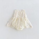 【66-90cm】ロンパース ベビー ノースリーブ メッシュ シンプル - 画像 (7)