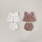【66-100cm】セットアップ ベビー 韓国風 スクエア - 画像 (3)