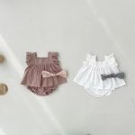 【66-100cm】セットアップ ベビー 韓国風 スクエア - 画像 (2)