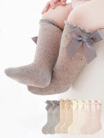 【GOODS】４足セット ソックス ベビー おしゃれ リボン付き
