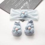 【GOODS】ヘアバンド＆ソックスセット ベビー やわらか 出産祝い
