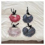 【GOODS】ヘッドスカーフ 女の子 ガーリー チェック 花柄