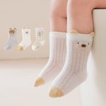 【GOODS】３足セット ソックス ベビー キュート 通気性 柔らかい - 画像 (4)
