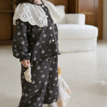 【90-150cm】ルームウェア 花柄 履きやすい セットアップ - 画像 (5)