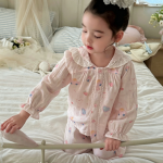 【90-150cm】ルームウェア フリル スウィート セットアップ - 画像 (3)