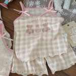 【90-140cm】ルームウェア キャミソール セットアップ - 画像 (6)