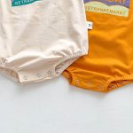 【66-90cm】ロンパース ベビー 半袖 Mondayプリント - 画像 (9)