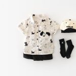 【73-100cm】セットアップ ベビー ペット柄 かわいい - 画像 (3)