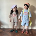 【80-150cm】セットアップ ショートパンツ カジュアル スポーツ - 画像 (7)
