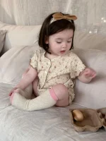 【73-110cm】セットアップ ベビー フリル 小花柄 - 画像 (16)