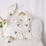 【66-100cm】セットアップ&帽子 ベビー ツリー柄