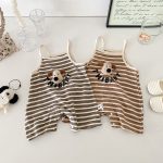 【66-90cm】ロンパース ベビー 立体ドッグ かわいい
