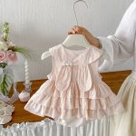【66-90cm】ロンパース ベビー 作うさぎ耳 コットン - 画像 (3)