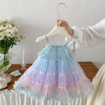 【73-100cm】ワンピース ベビー スウィート グラデーション キャミプリンセス - 画像 (3)