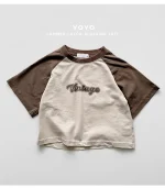【80-120cm】セットアップ ベビー 英字 プリント 2点セット - 画像 (7)