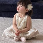 【73-100cm】ワンピース ベビー 立体 フラワー おしゃれ - 画像 (5)