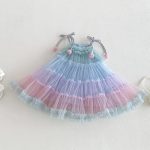 【73-100cm】ワンピース ベビー スウィート グラデーション キャミプリンセス - 画像 (4)